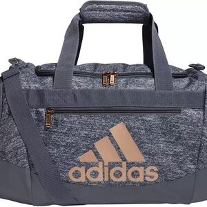 Adidas Defender IV Twill Grey/Rose Gold Duffel Bag